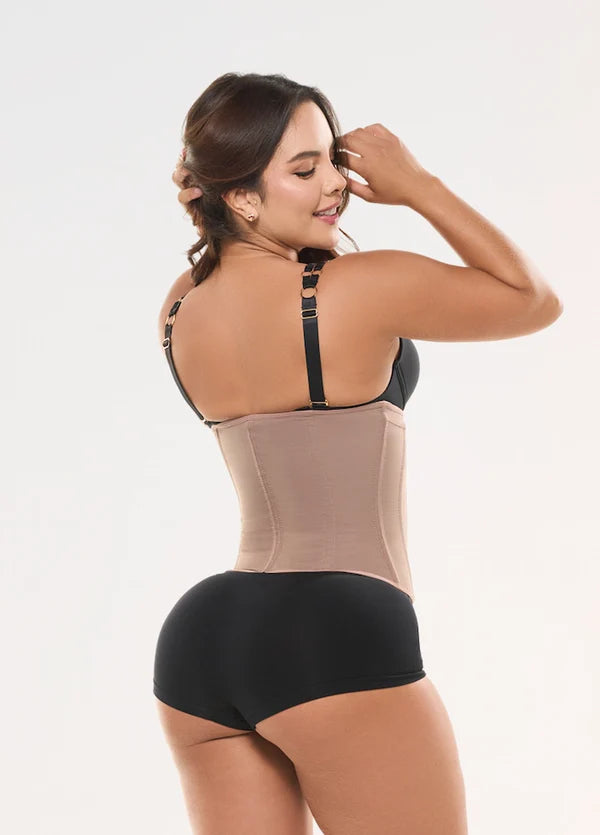 Salome 315-CCB Waist Trainer: Abdominal Control with Hook Closure