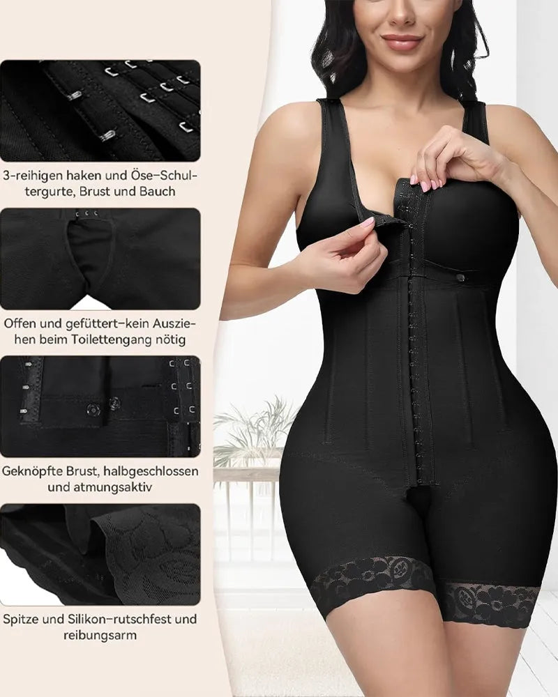 CurvyFaja - Body Shapewear with Built-In Bust Support for Women