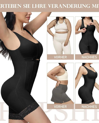 CurvyFaja - Body Shapewear with Built-In Bust Support for Women