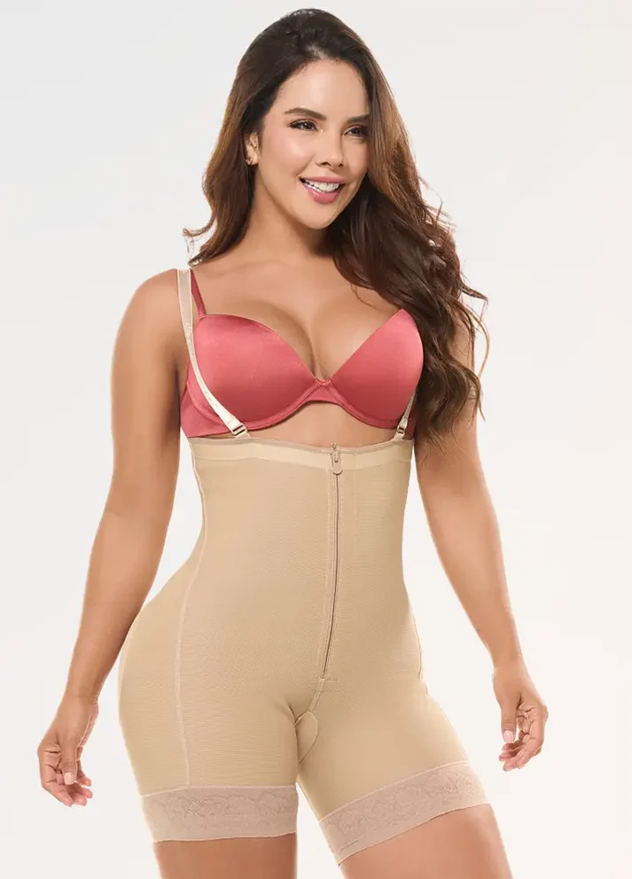 Salome 62156 Strapless Full-Body Shapewear – High Compression & Natural Butt Lift